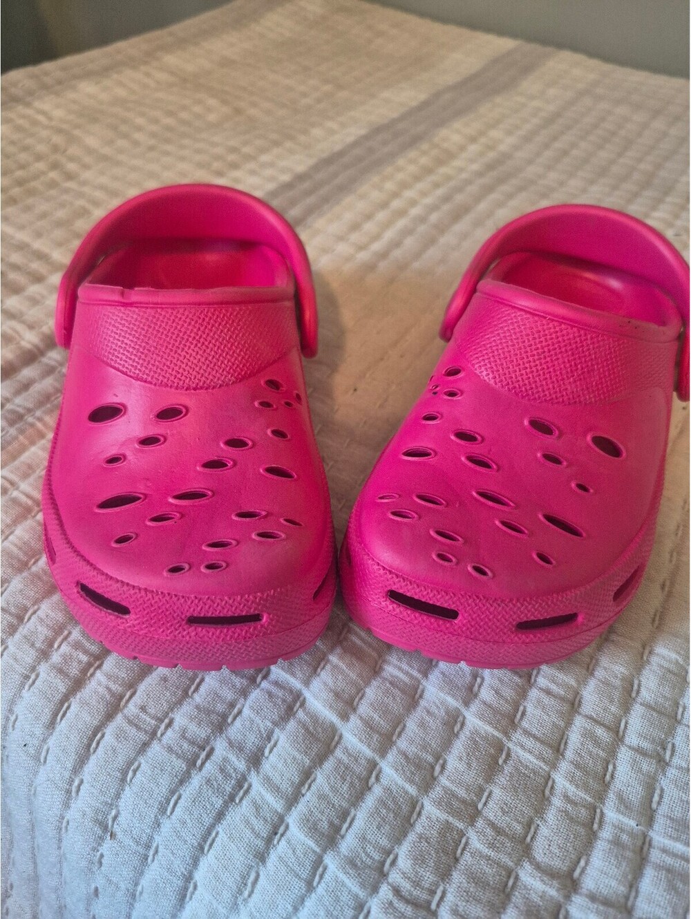 Pink Slip-On Clog Shoes Size 10